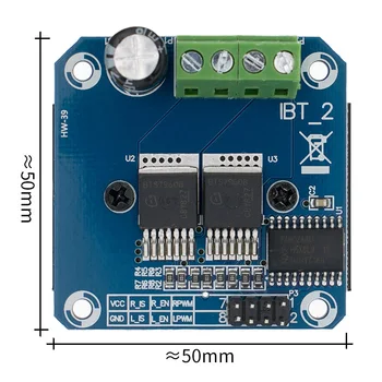 

High-power smart car motor drive module BTS7960 43A semiconductor refrigeration drive for
