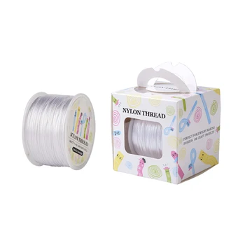 

1 Roll Nylon Thread for Chinese Knot Making Jewelry Strings White 100yards/roll