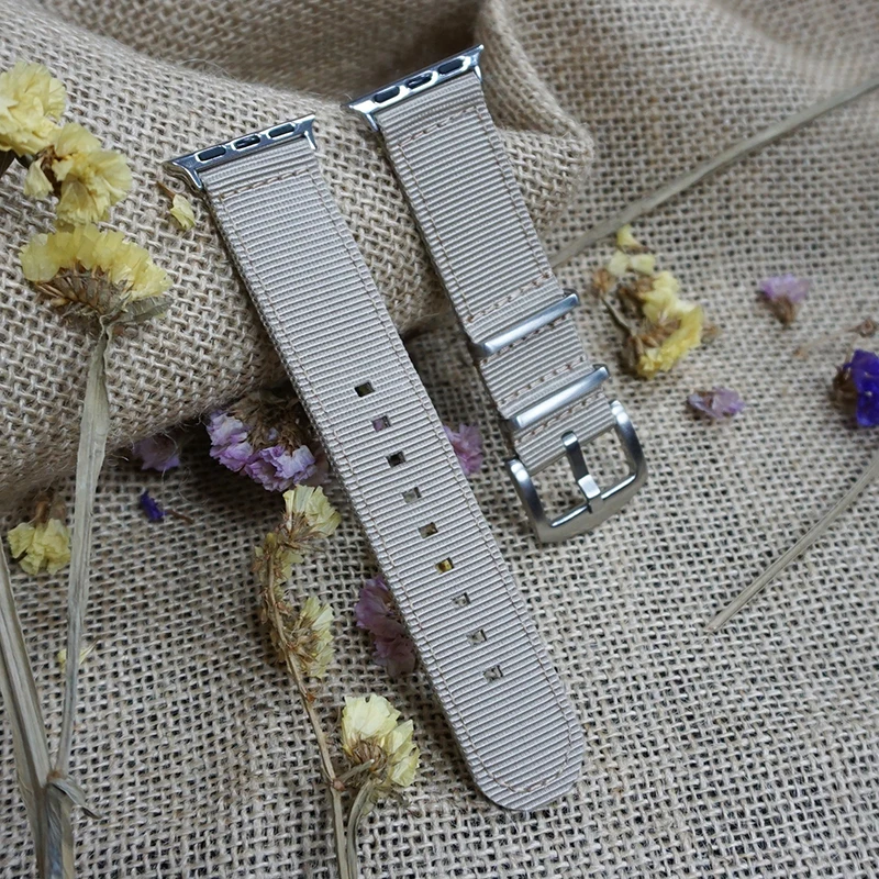 

Fashion Nylon Band Strap For Apple iWatch 5 4 3 2 1 Watch Strap For Apple Watch 38mm 42mm Nato Nylon Watch band