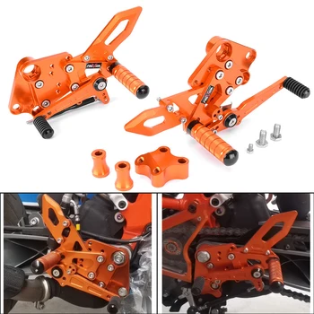 

For KTM Duke 125 200 250 390 Adjustable Rider Rear Sets Rearset Footrest Foot Rest Pegs Duke125 Duke250 Duke390 2018 2019 2020