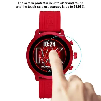 

High Quality 3PCS Smart Watch Screen Protector Hard Tempered Glass Screen Protector For MK Access GO