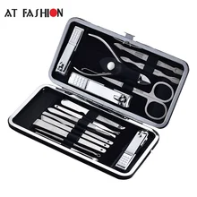 В моде профессиональные кусачки для маникюра Комплект Нержавеющая сталь для ногтей, пинцет для выщипывания, Серп крюк Golden Eagle для педикюра и маникюра наборы инструментов