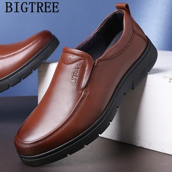 

Men Shoes Loafers Man Shoes Leather Genuine Black Driving Shoes Fashion Sepatu Slip On Pria Zapatillas Hombre Casual Ayakkabı