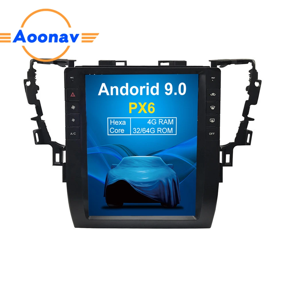 Автомобильный мультимедийный плеер AOONAV 13 дюймов GPS навигация для TOYOTA Alphard AH30 2015 2019