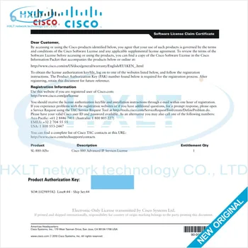 

SL-880-AIS= Cisco 880 Advanced IP Services License