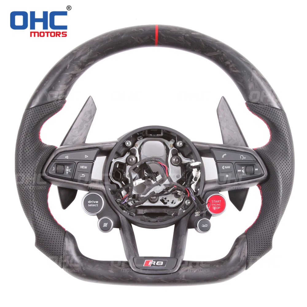 Carbon Fiber Steering Wheel compatible for Audi A1 A2 A3 A4 A5 S3 S4