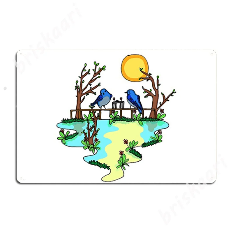 

Birds Relaxing Metal Signs Club Living Room Garage Decoration Design Tin sign Posters