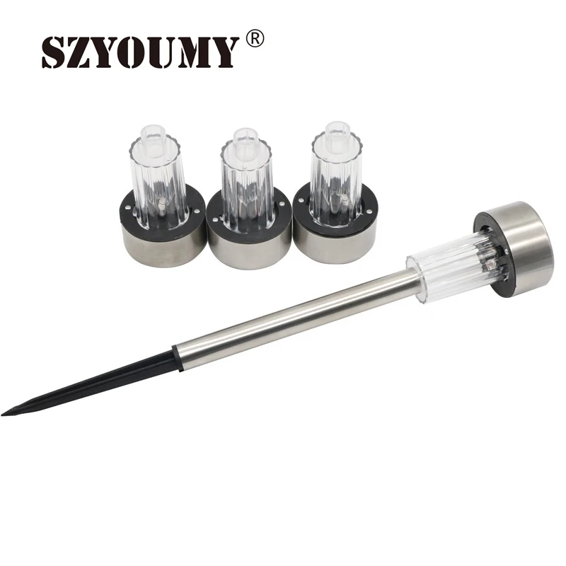 

SZYOUMY spike solar garden lights waterproof solar lamp landscape lighting solar lights for garden decoration patio lawn