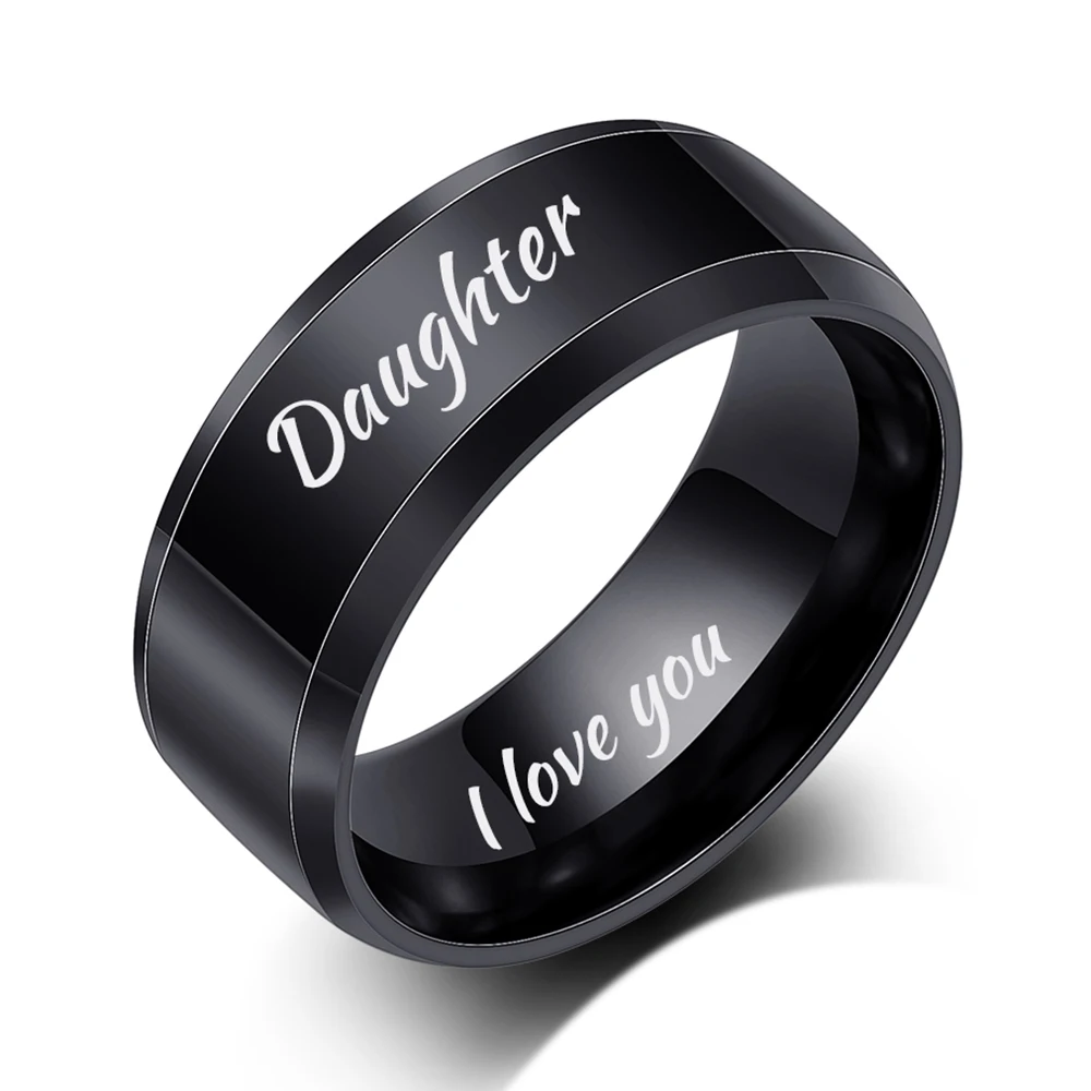 Family Dad Son Mom Daughter Engraved Express Love Commemorate Gift