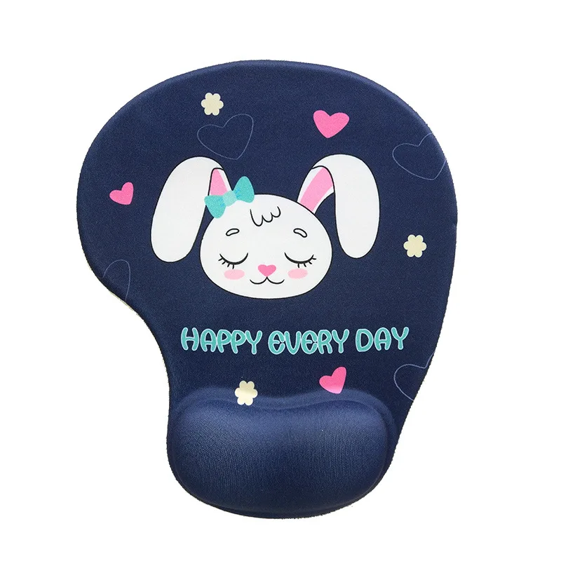 YuBeter Thicken Anime 3D Mouse Pad With Wrist Rest Anti Slip Soft Silicone Cute Cartoon Cow Cat Mice Mat for Gaming PC Laptop