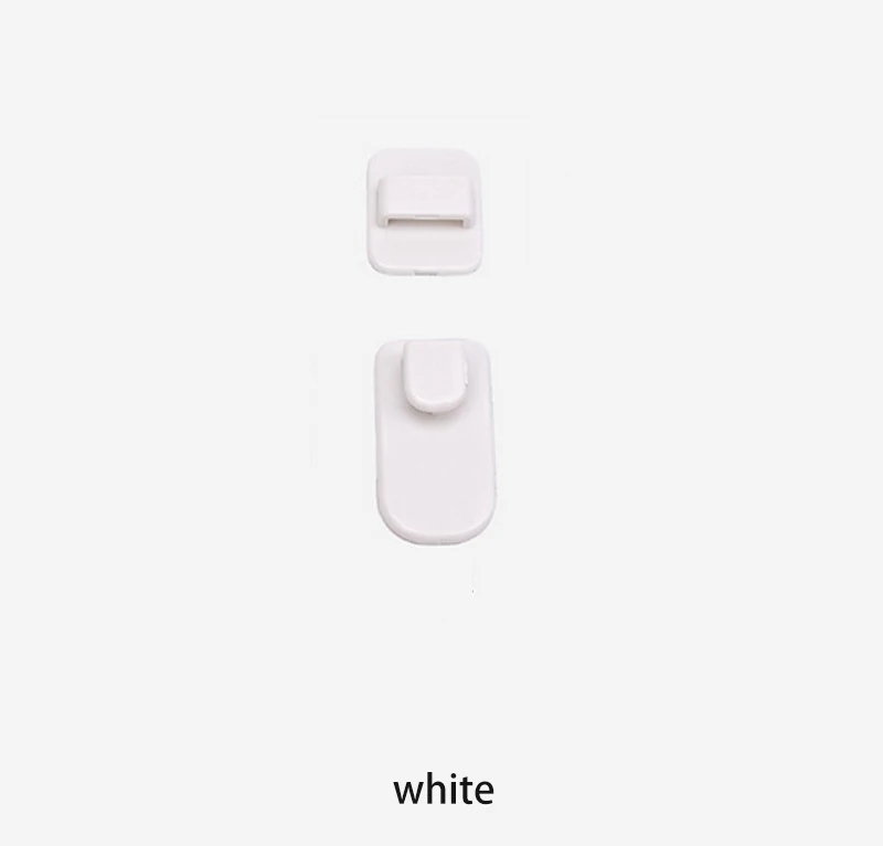 white 2 пары(4 шт.) Портативное настенное крепление дистанционного управления крюк пластиковый самоклеющийся настенный держатель крепкая вешалка наклейка удаленного контроля - Цвет: white