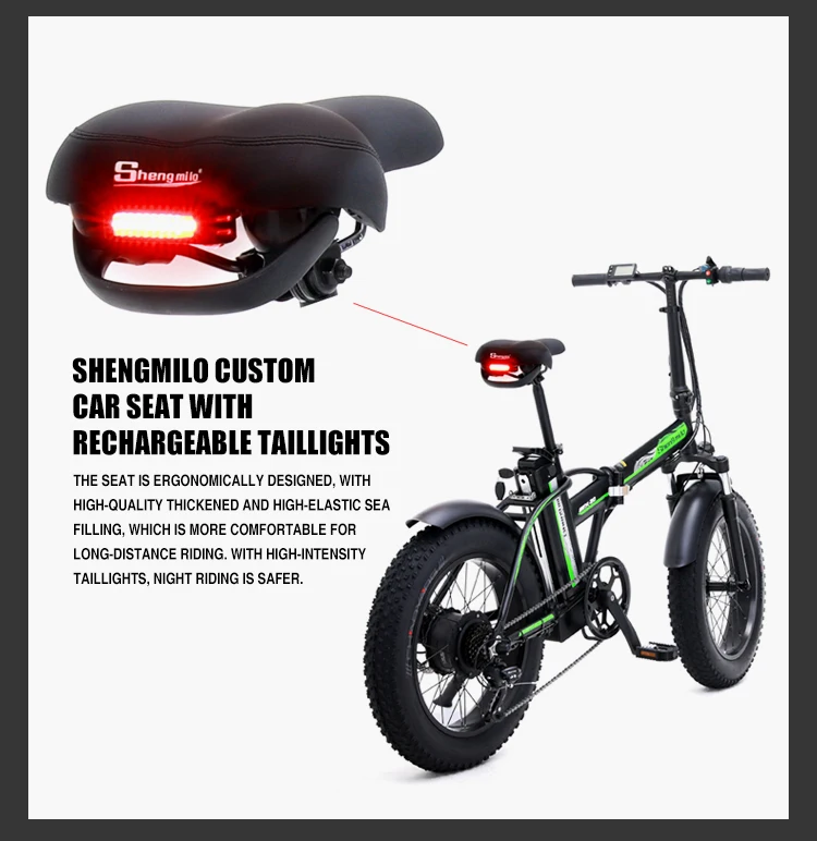 Electric bike 20 inch Folding electric Bicycle 500W 48V Battery Mountain e bike Cycling Electric Snow Bike E-Bike