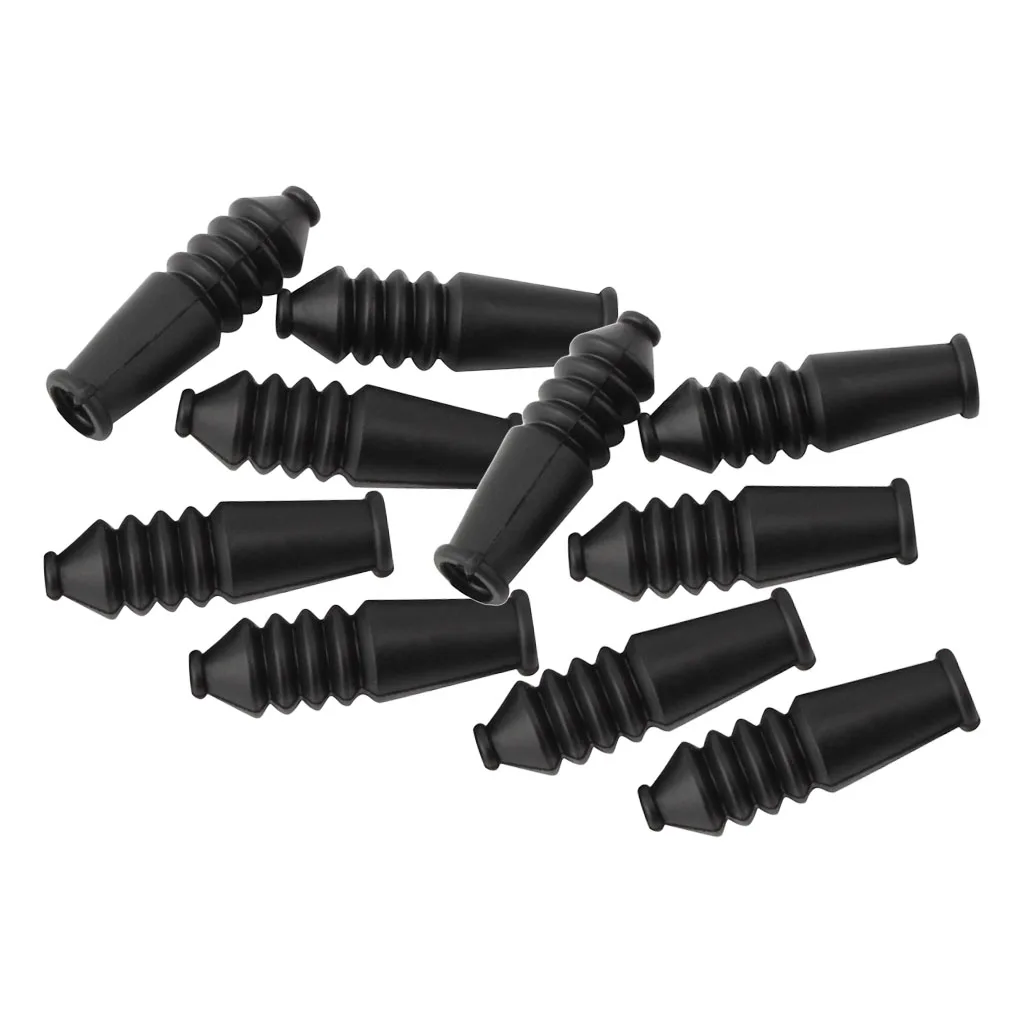 10pcs Bicycle Brake Boot Rubber End Protector Cover, Cycling Brake Cable Tail Cap Protection