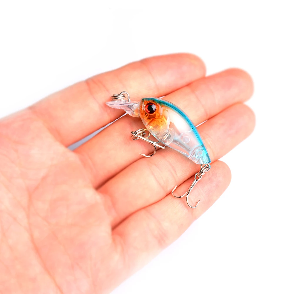  1Pcs 45mm 3.6g Fishing Lures Crank Swim wobblers bait fishing Artificial japan Hard Crazy Bass Cran