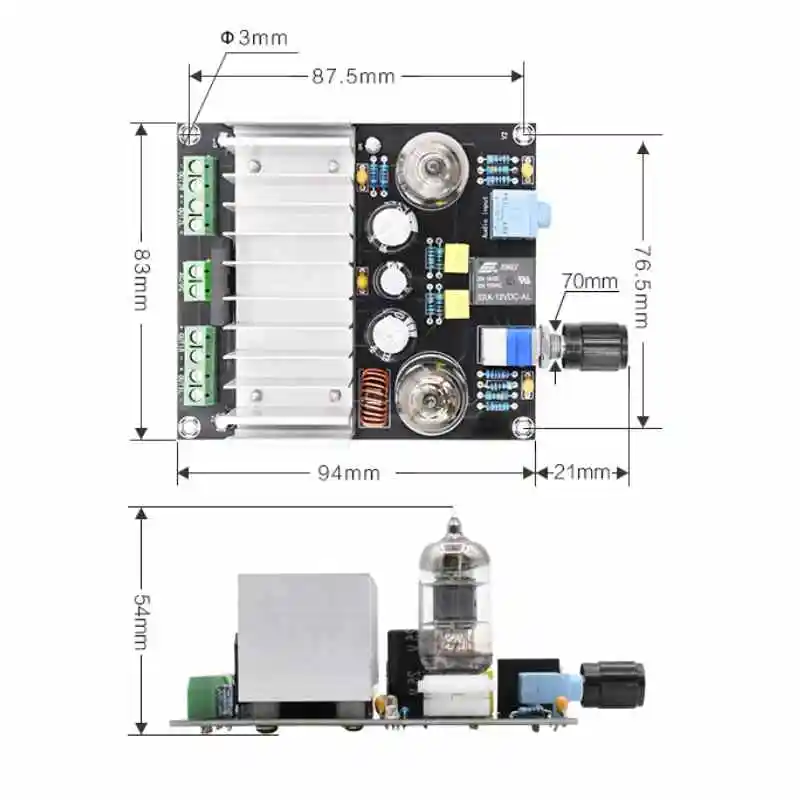 TDA7388 четырехканальный 4x40 Вт аудио мощность трубки плата стереоусилителя предусилитель ламповый буфер автомобильный усилитель aplificador XH-A202