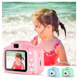 2 дюйма цифровой мини-Камера заряжаемый 1080P HD Экран, детские футболки с принтом в виде героев мультфильмов, Милая футболка Камера игрушки