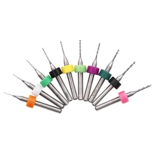 Jeu d'outils, Circuit imprimé, mèche de forage, impression 0.3 1.2mm, Center, acier rapide, Pcb, carbure électrique, Micro, 10 pièces