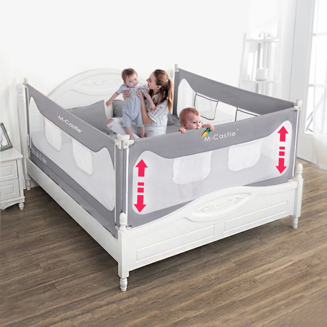2,0 м детская кровать рельс защита вертикального подъема защита от падения кровать-рельс для кроватки рельсы безопасности ограждение ребенка безопасный предохранитель