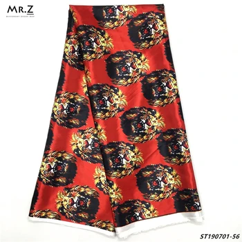 

Mr.Z Imitated Silk Wax Materials 2019 Nigerian Silk Chiffon Fabric African Fabric Ankara High Quality Wax Prints Fabric