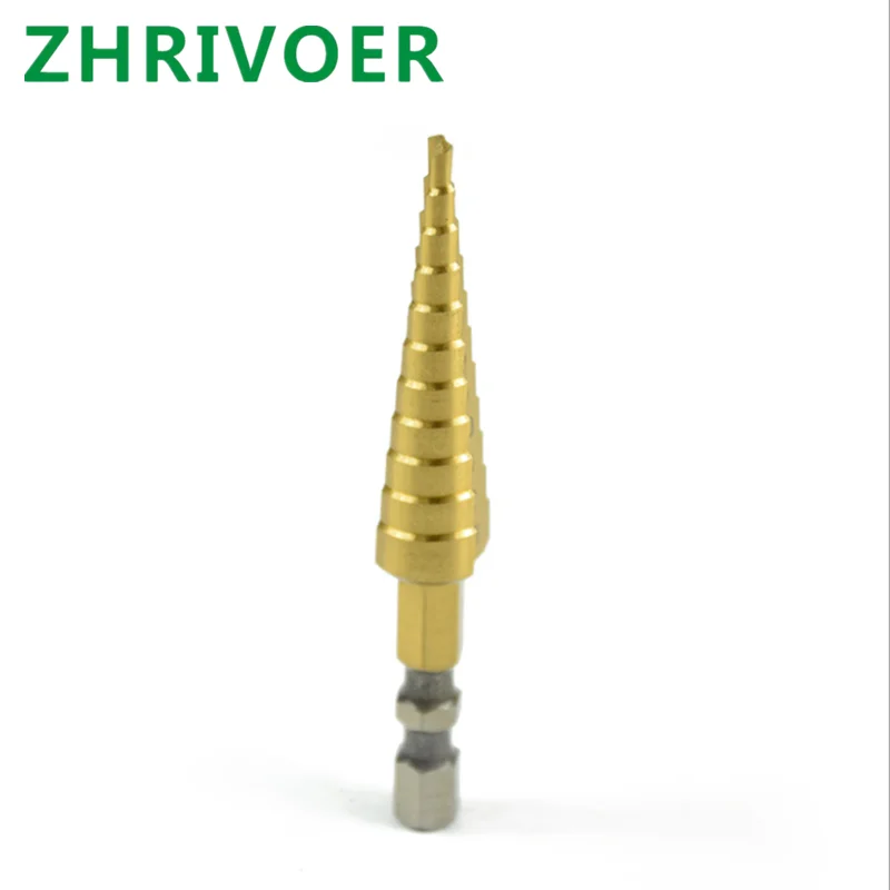 Steel plate hole opener hexagonal handle step drill pagoda bit twist bit 3-13mm11step reamer bit wholesale
