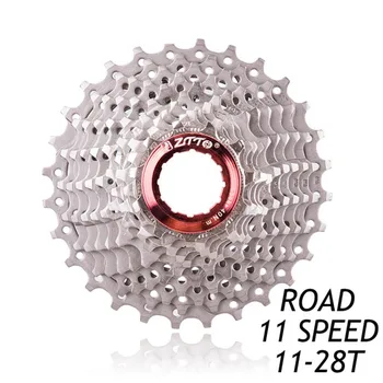 

1pc Bicycle Flywheel Steell 11 Speed Parts Sports Attachment 11-28T Folding Bike Cassette Replacement