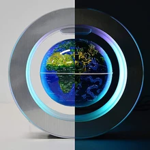 

World Map Electronic Antigravity Lamp Floating Magnetic Levitation Globe LED 6 Inch