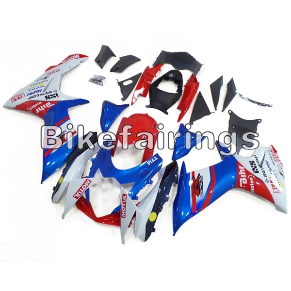 Полный обтекатели для Suzuki GSXR600 GSX-R750 K11 2011 2012 2013 литой мотоциклетный обтекатель комплект синий красный, белый
