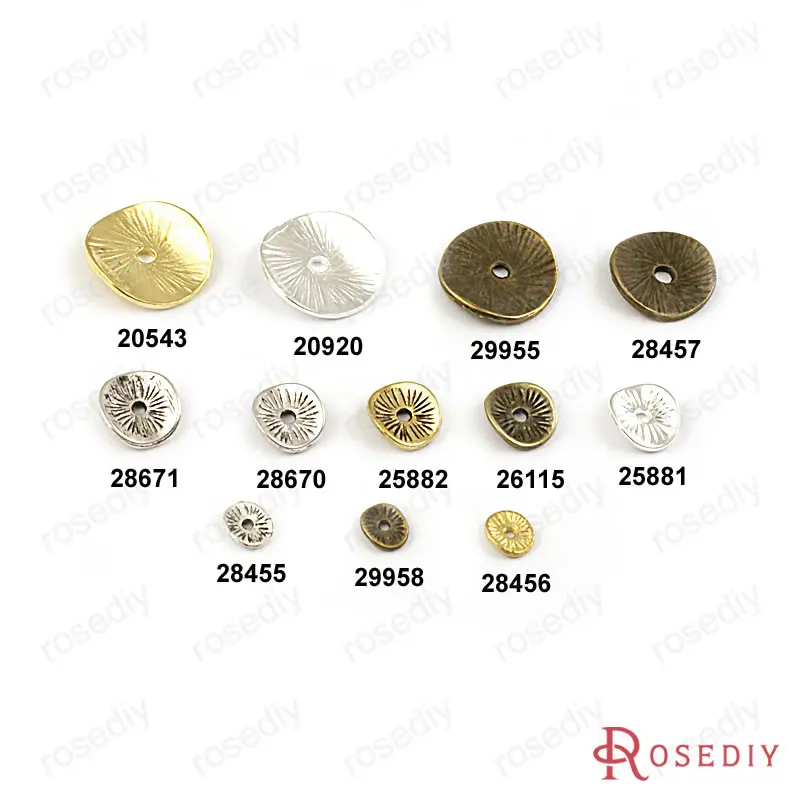 

Min mix Order $5 9*8mm Antique Bronze round Alloy Separated Spacers Findings Accessories 100 pieces(J-M1411)
