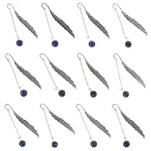 Креативный фосфоресцирующий 12 созвездий Закладка Подвеска металлическая, для книги маркер канцелярский школьный офисный подарок