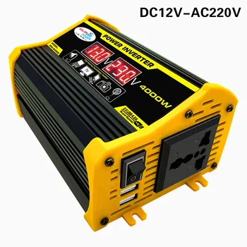 Auto Omvormer Dc 12V Naar 110V/220V 300W Led Display Auto Omvormer Adapter Dual usb Transformator Gemodificeerde Sinus Auto Omvormer Dc 12V Naar 110V/220V 300W Led Display Auto Omvormer Adapter Dual usb Transformator Gemodificeerde Sinus