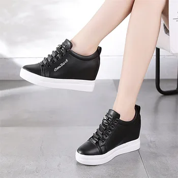 

Chunky Sole Shoe Wedges Heels White Sneakers Women Chunky Platform Casual Shoes Women New Spring Loafers Ladies Black Trainers