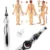 2018 Newst Electronic Acupuncture Pen Electric Meridians Laser Therapy Heal Massage Pen Meridian Energy Pen Relief Pain Tools