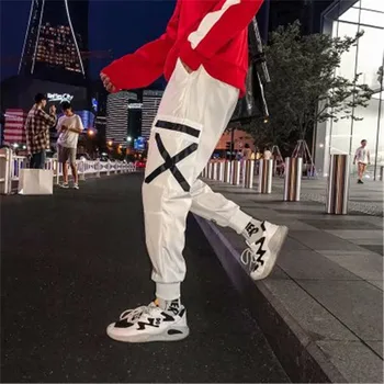 

Color Block Sweatpants 2020 Hip Hop Mens Patchwork Casual Trousers Harem Joggers Pants