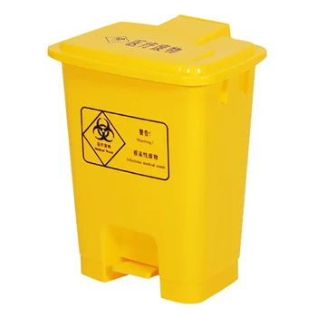 

Trash Cans Outdoor Plastic Lathe Trash Can, Restaurant Hotel Beauty Salon Waste Recycle Can, Recycling & Compost (15L)