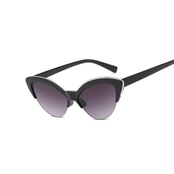 

Small Cat Eye Sunglasses Women Ladies Brand Designer Mirror LensPurple Sun Glasses For Female oculos de sol