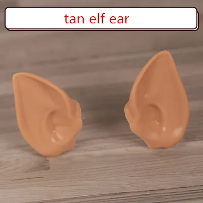 Blyth Doll Ears for Blyth Doll Icy Doll White Natural Tan Dark and Super Black Skin Only Ears No Doll Children Toys for Girls - Цвет: tan elf ear