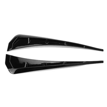 

1Pair Car Side Fend Vent Air Wing Cover Trim Type R Side Air Vent Cover Trim Suitable for most Auto models gloss cabon fiber