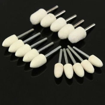 

Fixture Felt Buffing Wheels Power Tool White Silver Polishing Buffer Disc