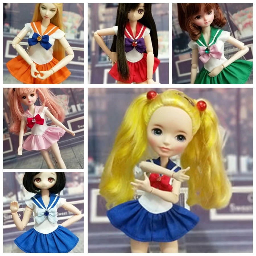 Handmade1PCSFashionBlythSchoolUniformExquisiteBowknotSailor