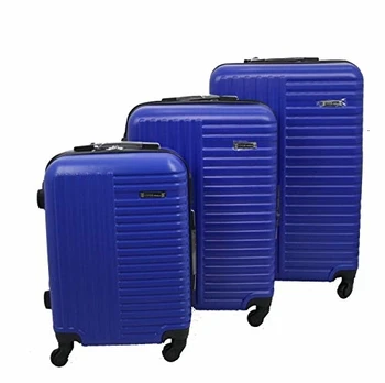 

set 3 valigie Coveri ABS rigido espansibili con trolley più bagaglio a mano