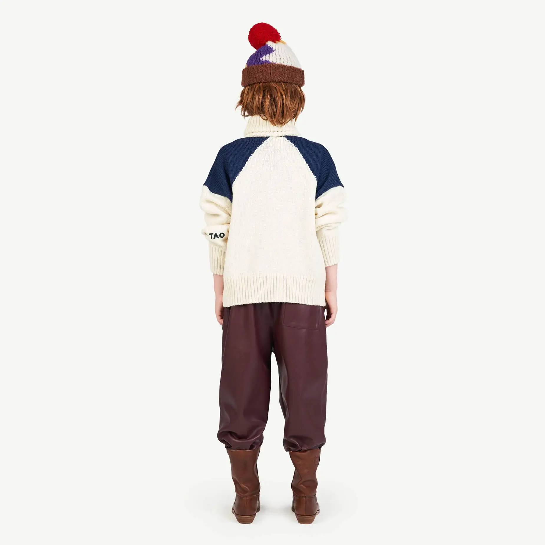 Предпродажа, осень, LELEHOUSE-TAO, Свитера для маленьких девочек, одежда с длинными рукавами для маленьких мальчиков, Рождественский свитер, детский пуловер, свитер