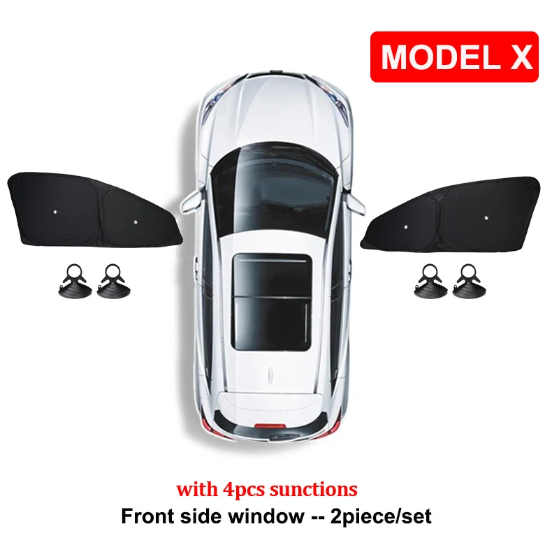 seat covers Upgrade Privacy Sunshade With Suction Cup for Tesla Model 3 Y S X 2021 2022 Car Side Window Sun Shade Blind Shading Windshield car decal stickers Other Exterior Accessories