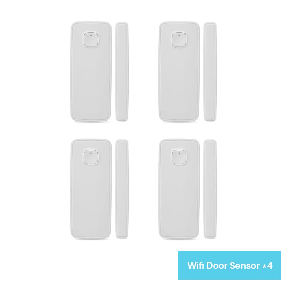 ring alarm hub plus keypad Tuya Smart WiFi Door Window Sensor Detector Wireless Alarm App Notification Home Security Compatible with Alexa Google Assistant wireless security keypad Alarms & Sensors