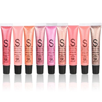 

Portable Shimmer Bright Color Lip Gloss Single Tube Moisturizing Long-lasting Lip Gloss BB2