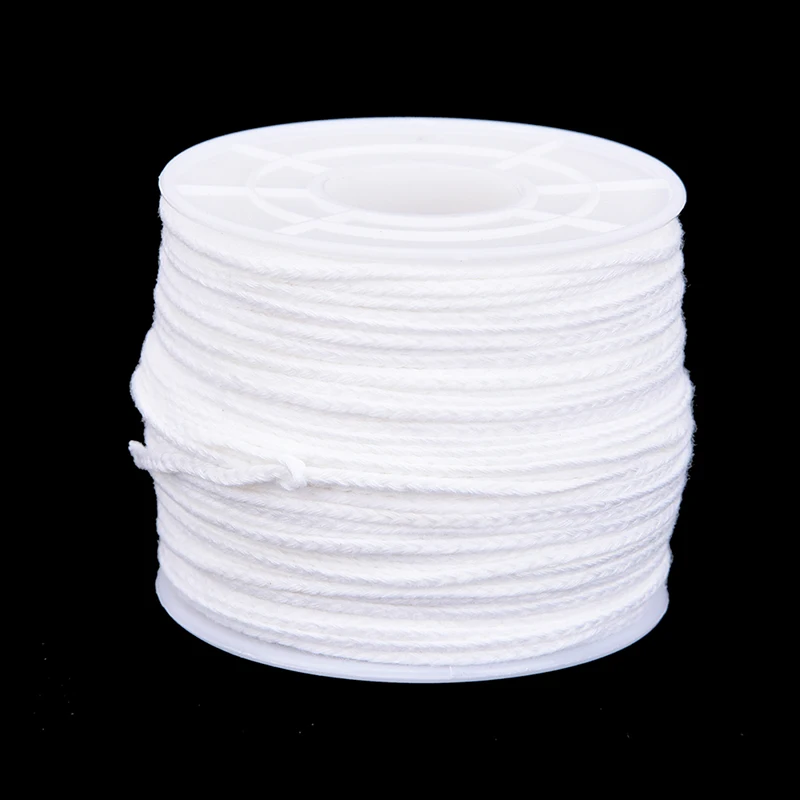 Candle Wicks 1pc 61m X 2.5mm Cotton Square Braid for Candle Making