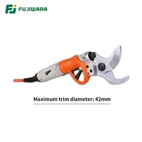 FUJIWARA elektryczne nożyce do przycinania 36V bateria litowa High Branch nożyce do żywopłotu 0-45mm średnica wykończenia 1.2-1.8m drążek teleskopowy 2