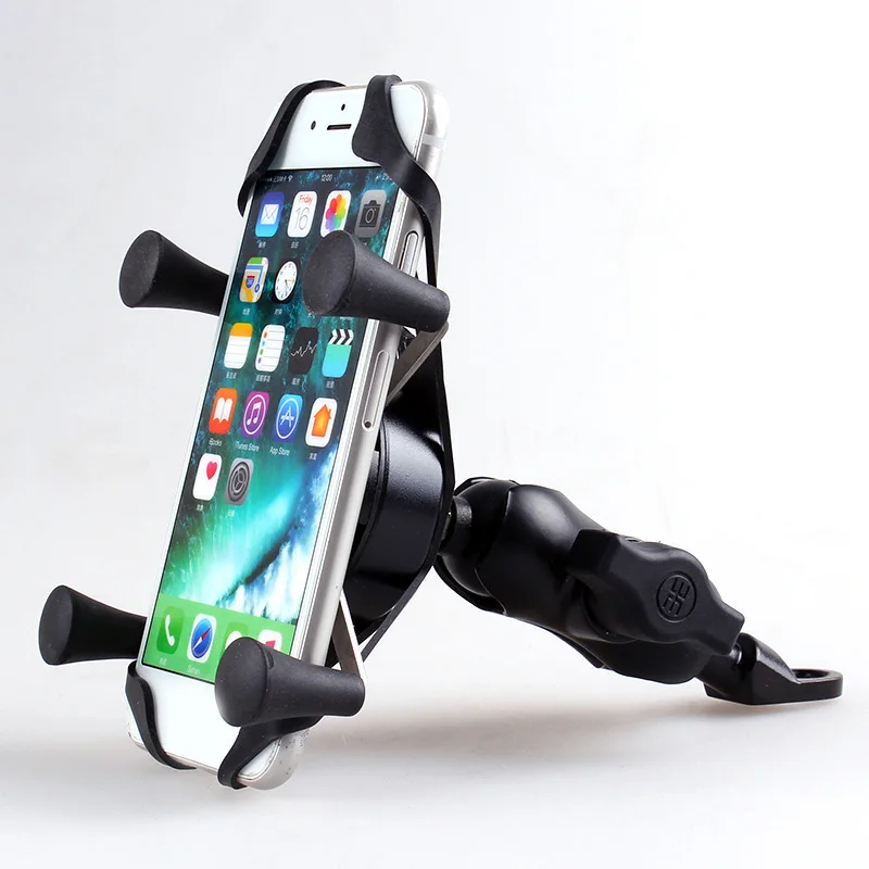 

Mobile Phone Brackets Motorcycle Tricycle Electric Vehicle X Type Handlebar Holder OUJ99