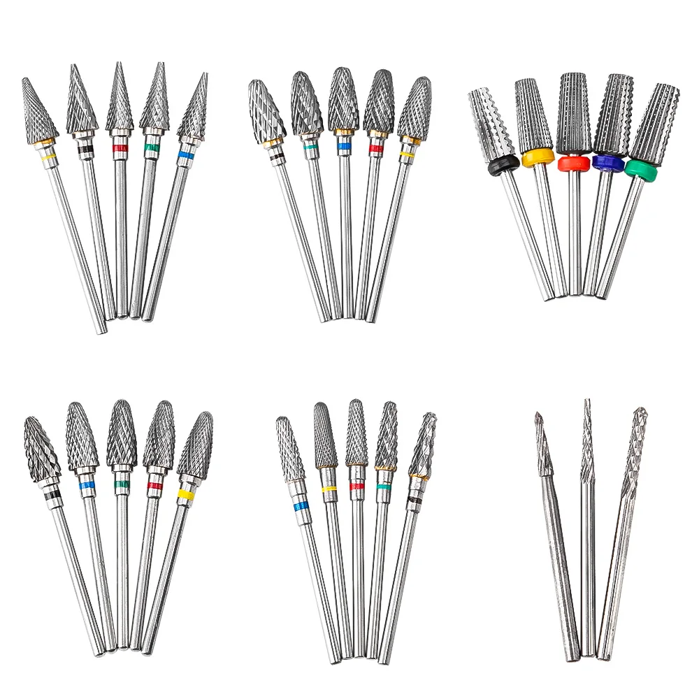 Dmoley Tungsten Carbide Nail Drill Bit Electric Manicure Drills For Milling Cutter Ceramic Nail Burr Pedicure Accessories 3