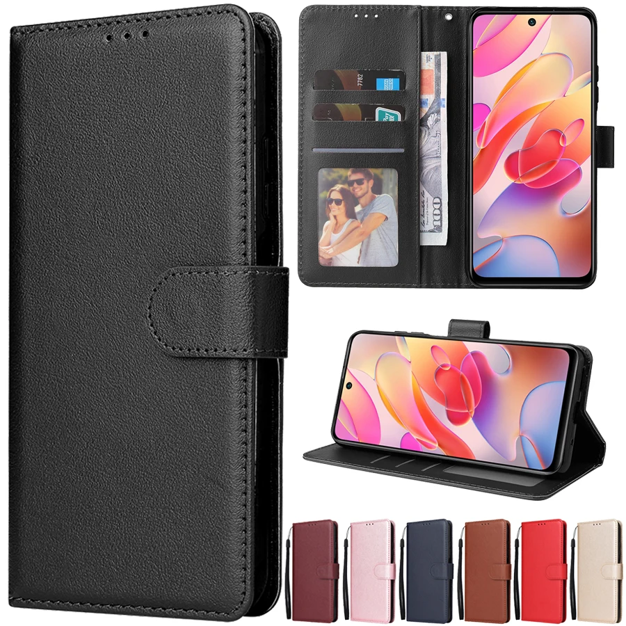 Wallet Leather Flip Case For Xiaomi Redmi 9 9A 9C 9T 8 8A 7A Note 10/10S/10T/10 Pro Max/10 Ultra Note 9/8/7 Pro Mi Poco X3/F3/M3
