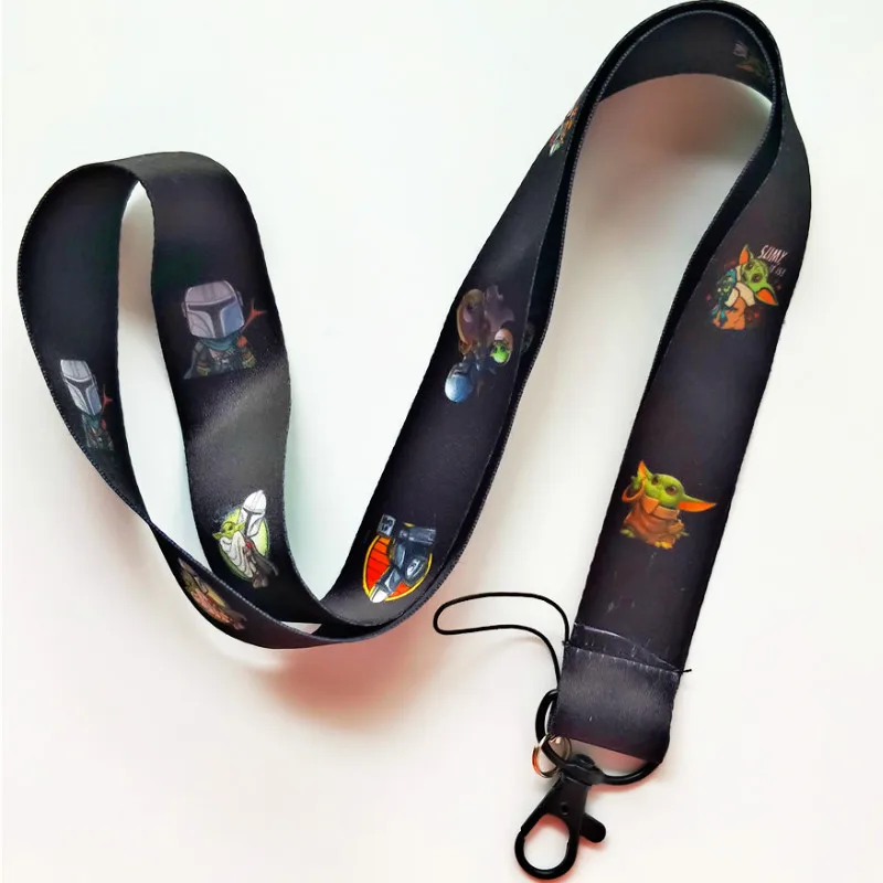Mandalorian Baby Yoda шейный ремень для ключей ID Card тренажерный зал мобильный телефон USB